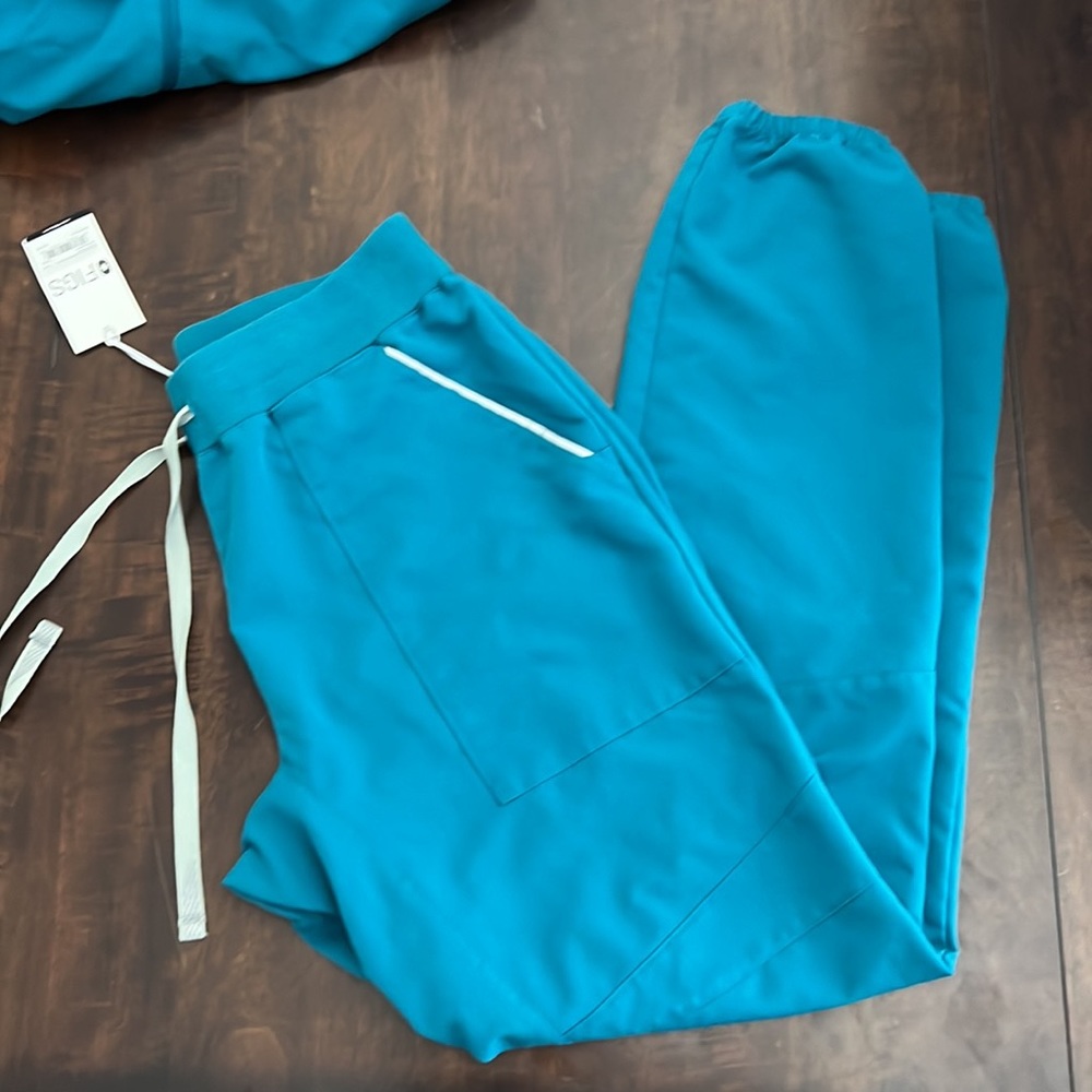 Pacific blue figs Venice joggers med tall NWT
